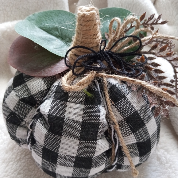 Farmhouse Fall Pumpkin Handmade Autumn Decor - Picture 4 of 5